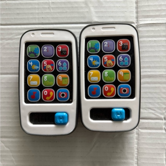 Fisher-Price Other - 2 Fisher-Price-Laugh-Learn-Smart-Phone-White